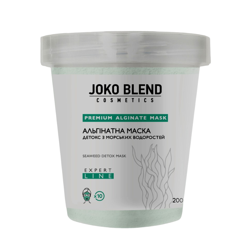 Альгинатная маска детокс с морскими водорослями Joko Blend, 200 г